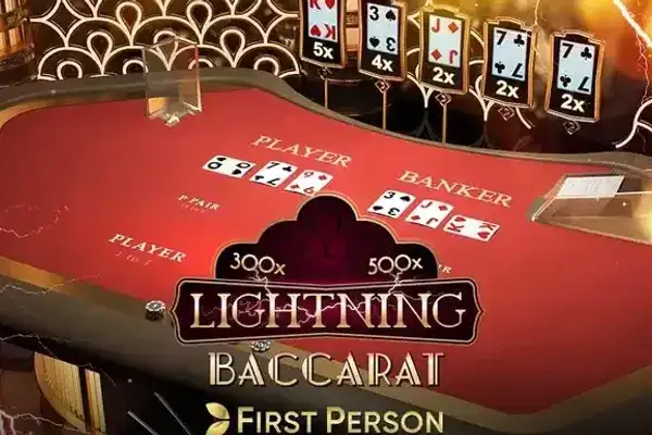 First Person Lightning Baccarat